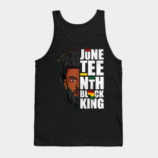 Juneteenth, Black King, Black Father, Black Man, Balck Lives Matter Tank Top